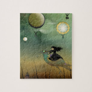 Steampunk Flight Puzzle Legpuzzel