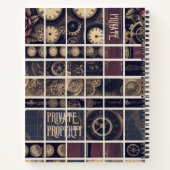 Steampunk Floral Gears Writing Journal (Dos)