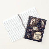 Steampunk Floral Gears Writing Journal (Intérieur)