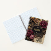 Steampunk Floral Gears Writing Journal (Intérieur)