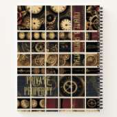 Steampunk Floral Gears Writing Journal (Dos)