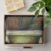 Steampunk Fox 3 Portret Decoupage Papier (Geschenk)