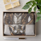  Steampunk Fox Art Tissuepapier (Geschenk)