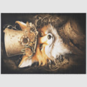 Steampunk Fox Head Tissuepapier (Voorkant)