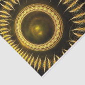 Steampunk Fractal Fantasy Beauful Woman Tissuepapier (Detail)