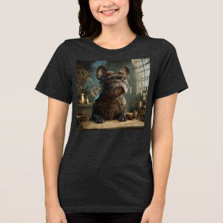 Steampunk Frenchie (Editie 1) - Dames Tri-blend Shirt