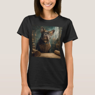 Steampunk Frenchie (Editie 2) - Dames Basic T-shirt