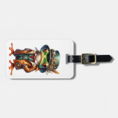 Steampunk Frog Bagagelabel (Voorkant horizontaal)