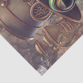 Steampunk Frog Tissuepapier (Detail)