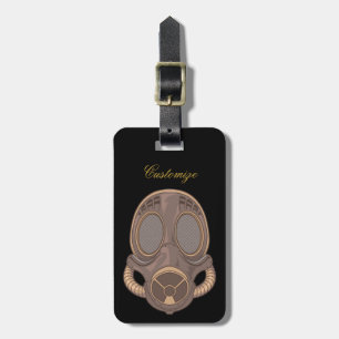 Steampunk Gas Mask Thunder_Cove Bagagelabel