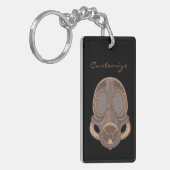 Steampunk Gas Mask Thunder_Cove Sleutelhanger (Voorkant Links)