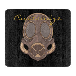 Steampunk Gas Mask Thunder_Cove Snijplank