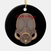 Steampunk Gasmaskers Thunder_Cove Keramisch Ornament (Voorkant)