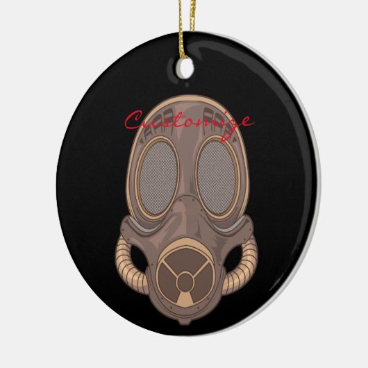 Steampunk Gasmaskers Thunder_Cove Keramisch Ornament (Links)