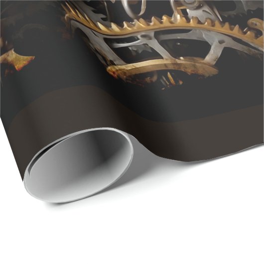 Steampunk Gear en Lever Engine Cadeaupapier (Rol Hoek)