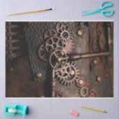 Steampunk Gears 2 ontkoppeld 20x30 Tissuepapier (Craft)
