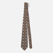 Steampunk Gears Custom Necktie Tie Stropdas (Voorkant)