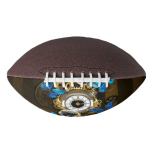 Steampunk Gears en Blue Butterflies American Football