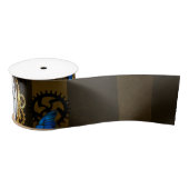 Steampunk Gears en Blue Butterflies Lint (Spoel)