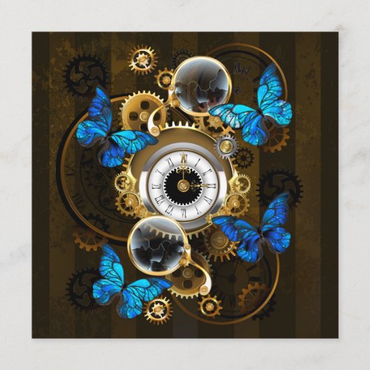 Steampunk Gears en Blue Butterflies Programma (Voorkant)