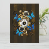 Steampunk Gears en Blue Butterflies Programma (Staand voorkant)