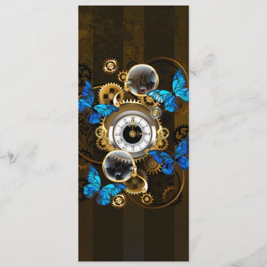 Steampunk Gears en Blue Butterflies Programma (Voorkant)