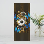 Steampunk Gears en Blue Butterflies Programma (Staand voorkant)