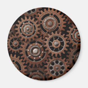 Steampunk Gears Magneet