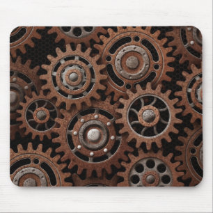 Steampunk Gears Muismat