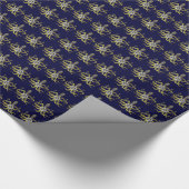 Steampunk Gears Octopus Kraken Cadeaupapier (Hoek)