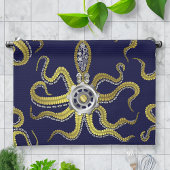 Steampunk Gears Octopus Kraken Theedoek