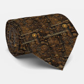 Steampunk Gears Stropdas (Opgerold)