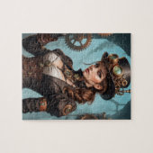 Steampunk geïnspireerde grafische puzzel (Horizontaal)