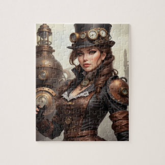 Steampunk geïnspireerde grafische puzzel