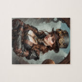 Steampunk geïnspireerde grafische puzzel legpuzzel (Horizontaal)