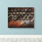 Steampunk - Gemotoriseerd Canvas Afdruk (Insitu (Houten vloer))