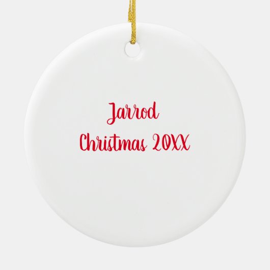 Steampunk Gentleman Christmas Keramisch Ornament (Achterkant)