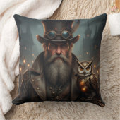 Steampunk Gentleman mit Eule  Kussen (Deken)