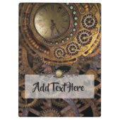 Steampunk gepersonaliseerd klembord (Achterkant)