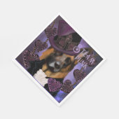 Steampunk German Shepherd Servet (Hoek)