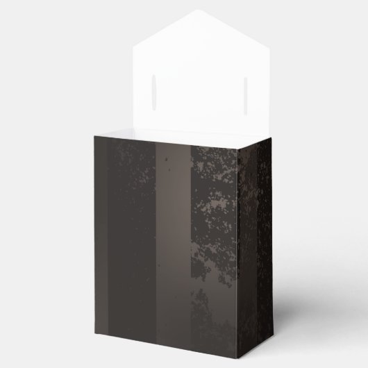 Steampunk gestreepte bruine achtergrond bedankdoosjes (Geopend)