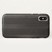 Steampunk gestreepte bruine achtergrond Case-Mate iPhone case (Achterkant (horizontaal))