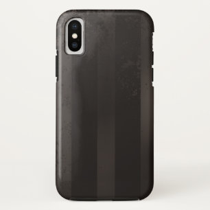 Steampunk gestreepte bruine achtergrond iPhone XS hoesje
