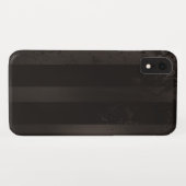 Steampunk gestreepte bruine achtergrond Case-Mate iPhone case (Achterkant (horizontaal))