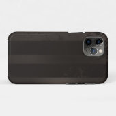 Steampunk gestreepte bruine achtergrond Case-Mate iPhone case (Achterkant (horizontaal))