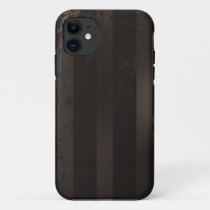 Steampunk gestreepte bruine achtergrond iPhone 11 hoesje