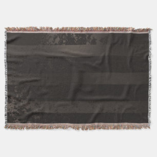 Steampunk gestreepte bruine achtergrond deken