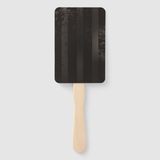 Steampunk gestreepte bruine achtergrond handwaaier (Achterkant)