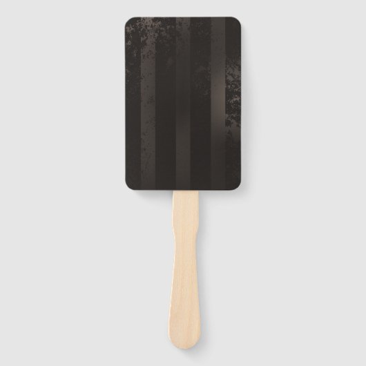 Steampunk gestreepte bruine achtergrond handwaaier (Voorkant)