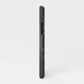 Steampunk gestreepte bruine achtergrond iPhone hoesje (Linkerkant)